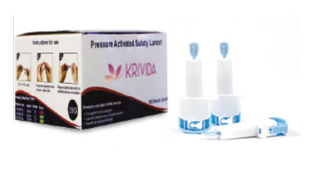 2 x  Krivida Safety Lancets  - 28G Pack of 100 (KV-28G-SL)