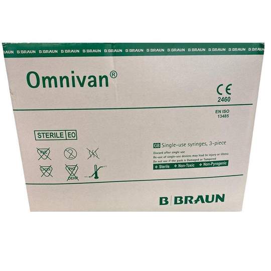 2 x  B Braun Omnivan 5ml Duo Syringe with Needle - 23G x 1Inch Pack of 75 (4750523-IN-OYS)
